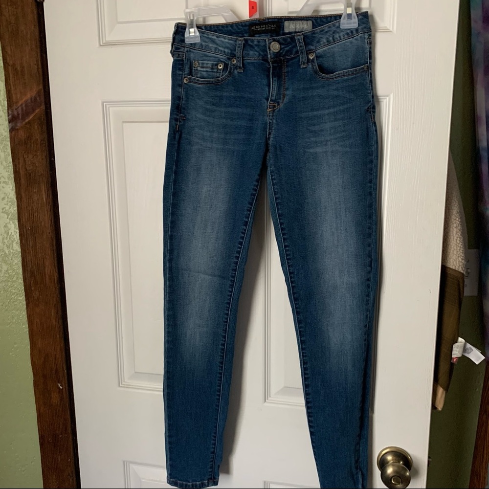 Aeropostale Dark Wash Jeggings